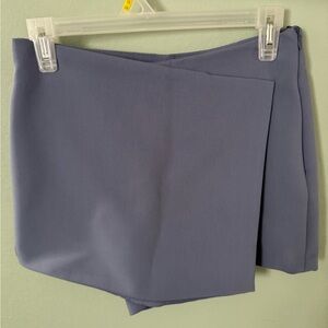 Falda pantalón color azul